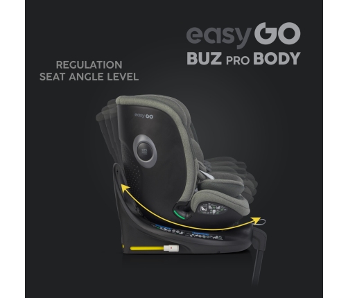EasyGo Buz Pro 0-13 кг и EasyGo Buz Pro Body 0-36 кг Greener Детское автокресло 2в1