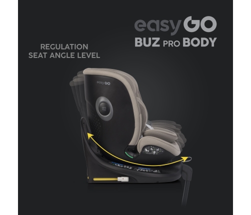 EasyGo Buz Pro 0-13 kg un EasyGo Buz Pro Body 0-36 kg Taupe Bērnu autosēdeklis 2in1