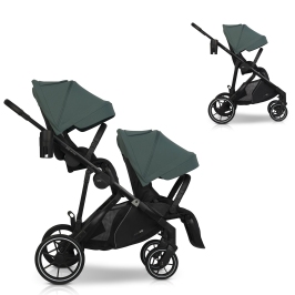 Wózek dziecięcy EasyGo Duoflex Sage Green 2 siedziska