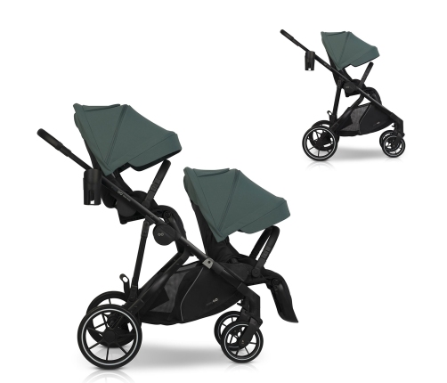 Wózek dziecięcy EasyGo Duoflex Sage Green 2 siedziska