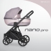 Riko Nano Pro Pearl Pink Bērnu rati 2 in 1