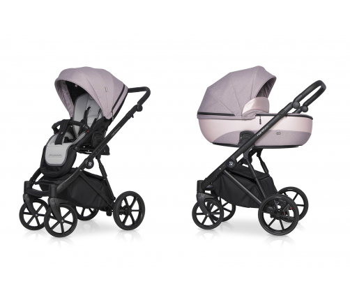 Riko Nano Pro Pearl Pink Bērnu rati 2 in 1