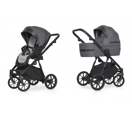 Riko Ultima Anthracite Bērnu rati 2in1