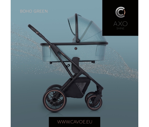 Люлька для колясок Cavoe Axo Shine Boho Green
