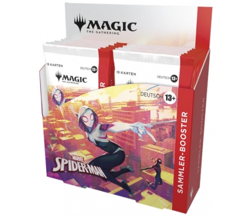 Asmodee - Magic The Gathering Marvel s Spiderman Collector Display 12 Pcs (German)