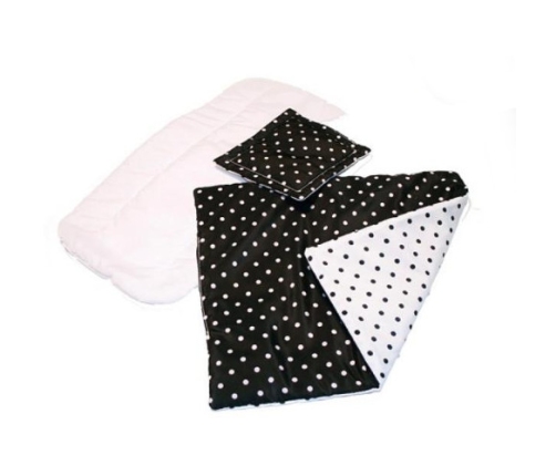 Brio - Bed Set For Brio Combi Black With White Dots / from Assort