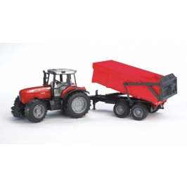 Bruder - Massey Ferguson 7480 with tipping trailer