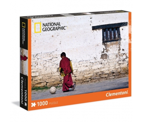 Clementoni - Puzzle 1000 National Geographic Young Buddhist Monk