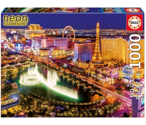 Educa - Puzzle 1000 Neon Las Vegas