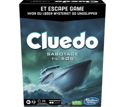 Hasbro - Clue Sabotage On The High Seas (Danish)