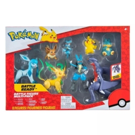 Jazwares - Pokemon Battle Ready Battle Figure Multi-Pack 8 Figures