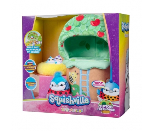 Jazwares - Squishville By Squishmallows Tiptop Treehouse
