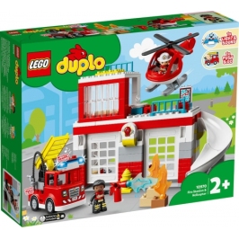 Lego 10970 - Duplo Fire Station And Helicopter