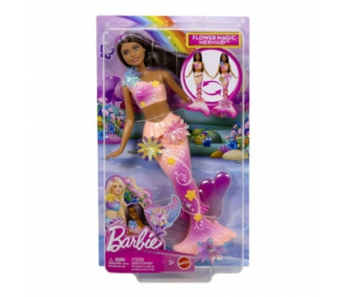 Mattel - Barbie Fantasy Barbie Flower Magic Mermaid Brunette / from Assort