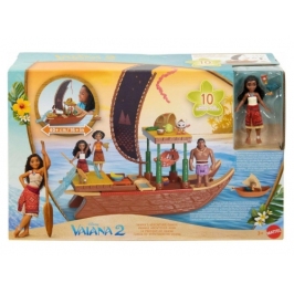 Mattel - Disney Vaiana 2 Vaiana s Adventure Canoe With Mini Doll