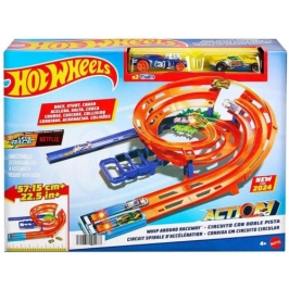 Mattel - Hot Wheels Action Whip Around Raceway Mattel - Hot Wheels Action Whip Around Raceway