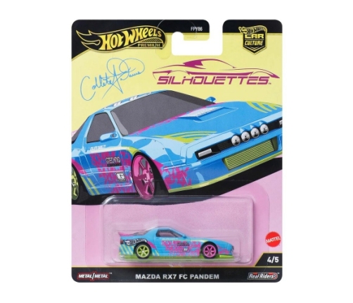 Mattel - Hot Wheels Premium Car Culture Silhouettes Mazda RX7 FC Pandem / from Assort
