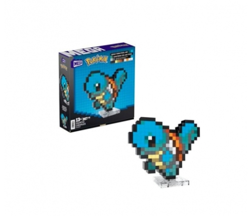 Mattel - Mega Pokemon Squirtle Pixel Art