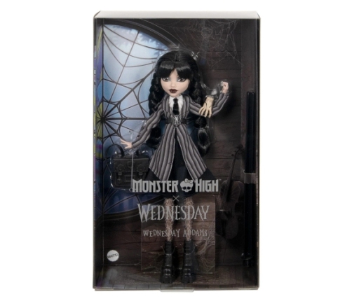 Mattel - Monster High x Wednesday Addams Doll with Thing