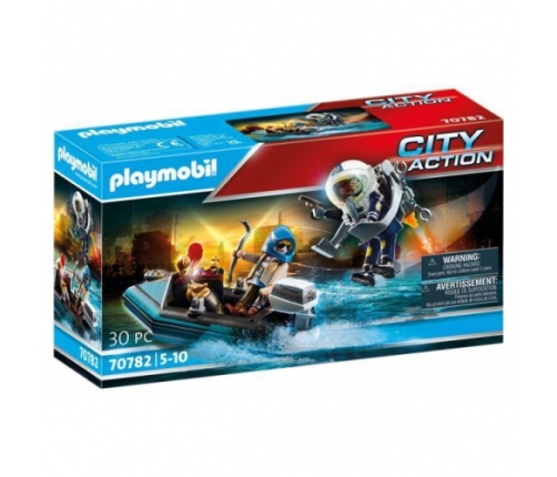 Playmobil 70782 - Police Jet Pack with Boat