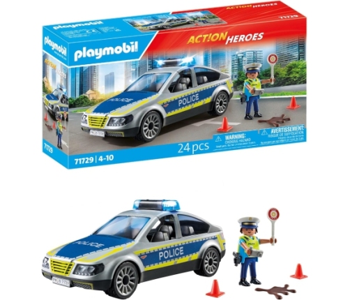 Playmobil 71729 - Action Heroes Police Patrol Car