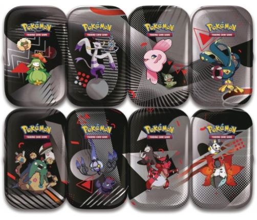 Pokemon - TCG Black Bolt And White Flare Unova Mini Tin One Random Selection From Assortment (French)