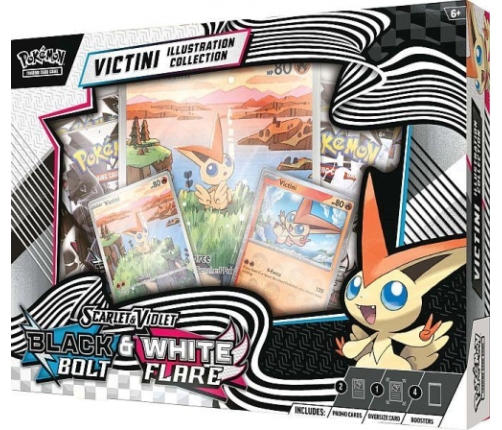 Pokemon - TCG Scarlet And Violet Black Bolt And White Flare Victini Illustration Collection