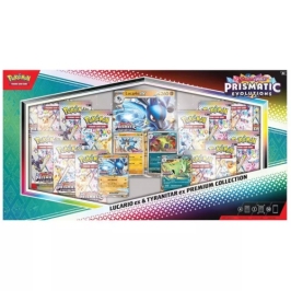 Pokemon - TCG Scarlet And Violet Prismatic Evolutions Lucario ex And Tyranitar ex Premium Collection Pokemon - TCG Scarlet And Violet Prismatic Evolutions Lucario ex And Tyranitar ex Premium Collection