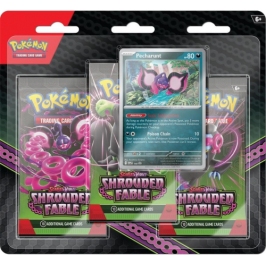 Pokemon - TCG Scarlet And Violet Shrouded Fable 3-Pack Blister Pokemon - TCG Scarlet And Violet Shrouded Fable 3-Pack Blister