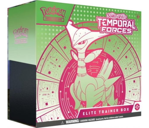 Pokemon - TCG Scarlet & Violet Temporal Forces Elite Trainer Box Iron Leaves / from Assort