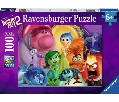 Ravensburger - Puzzle 100 Xxl Inside Out 2 Discovering Emotions