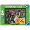 Ravensburger - Puzzle 100 XXL Monster Minecraft