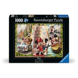 Ravensburger - Puzzle 1000 Disney Mickey Mouse Vacation Mickey And Minnie
