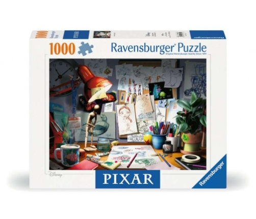 Ravensburger - Puzzle 1000 Disney Pixar The Artists Desk