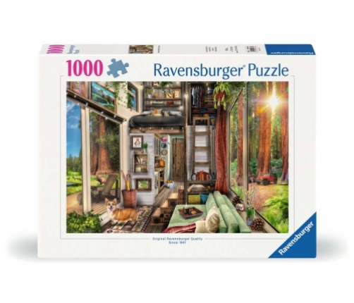 Ravensburger - Puzzle 1000 Redwood Forest Tiny House