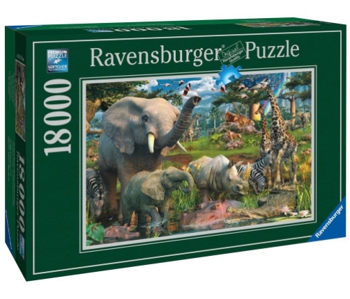 Ravensburger - Puzzle 18000 At The Waterhole