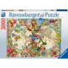 Ravensburger - Puzzle 3000 Fauna And Flora Map
