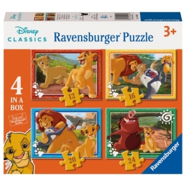 Ravensburger - Puzzle 4 In 1 Disney The Lion King