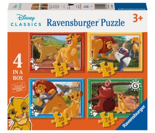 Ravensburger - Puzzle 4 In 1 Disney The Lion King