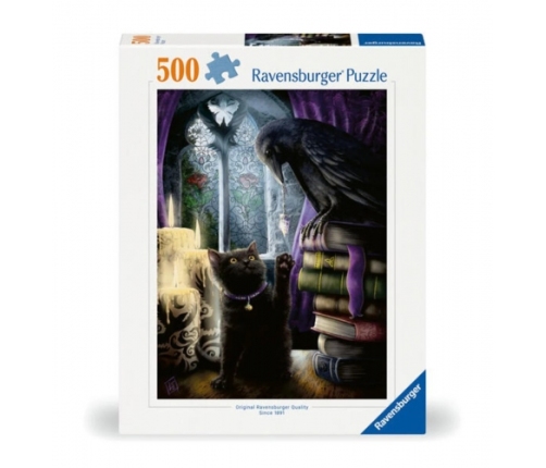Ravensburger - Puzzle 500 Raven And Cat In The Tower Room