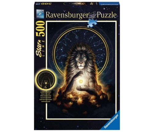 Ravensburger - Puzzle 500 Star Line Shining Lion