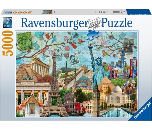 Ravensburger - Puzzle 5000 Big City Collage