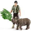 Schleich - Wild Life Ranger And Rhino Starter Set Schleich - Wild Life Ranger And Rhino Starter Set