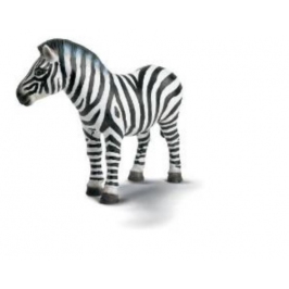 Schleich - Wild Pet Zebra Figurine