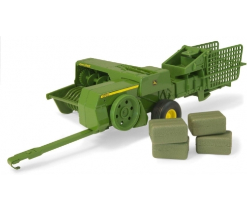 Tomy - Britains Big Farm John Deere 348 Square Bailer And 4 Bales