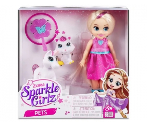 Zuru - Sparkle Girlz Pets Blonde Doll / from Assort