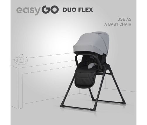 EasyGo Duoflex Cloudy Gray Прогулочная коляска
