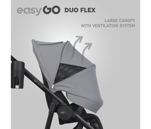 EasyGo Duoflex Cloudy Gray Прогулочная коляска