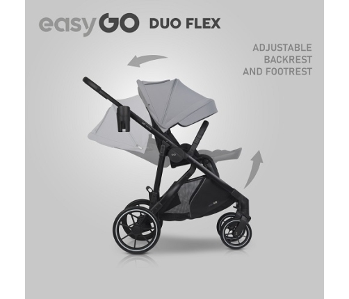 EasyGo Duoflex Cloudy Gray Прогулочная коляска