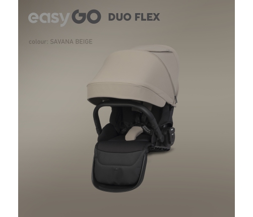 Gondola do wózka dziecięcego EasyGo Duoflex Savana Beige